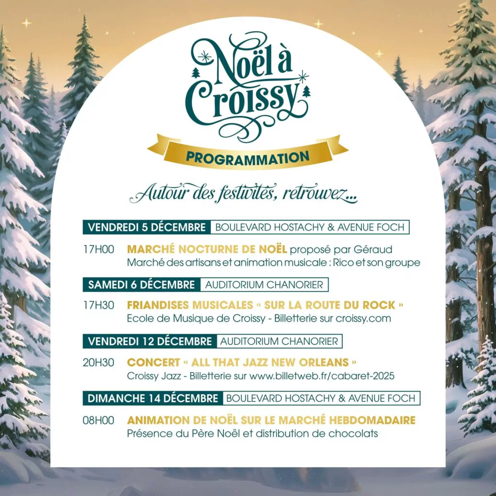 marché de Noel Croissy 2025